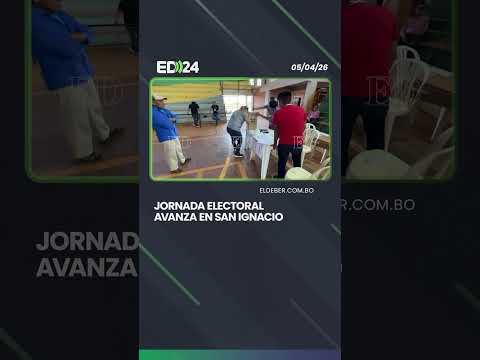 Jornada electoral  avanza en San Ignacio