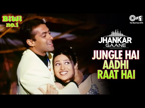 Jungle Hai Aadhi Raat Hai Jhankar | Salman Khan, Karisma Kapoor |Hema Sardesai, Kumar Sanu|Biwi No.1