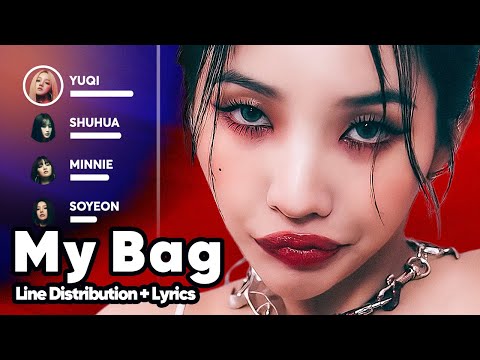 (G)I-DLE - MY BAG (Line Distribution + Lyrics Karaoke) PATREON REQUESTED