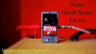 Nano Small Stone - Electro Harmonix - Demo Video - A great little phaser pedal