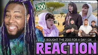 THE STURNIOLO TRIPLETS BOUGHT THE ZOO FOR A DAY | 24 HOUR CHALLENGE ! | REACTION