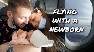 The *reality* of FLYING With A NEWBORN | Baby