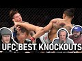 UFC - Best Knockouts (REACTION!!) | OFFICE BLOKES REACT!!