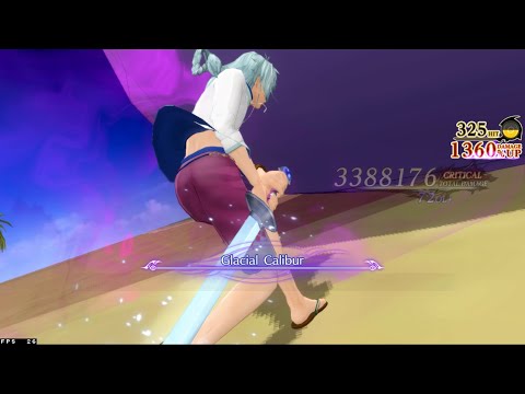 Maxed out Summer Veigue Raid Showcase - Tales of Crestoria