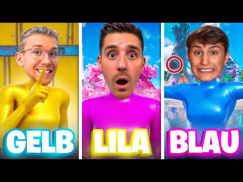 THE COLOR HIDE & SEEK IN FORTNITE!🟡🟣🔵