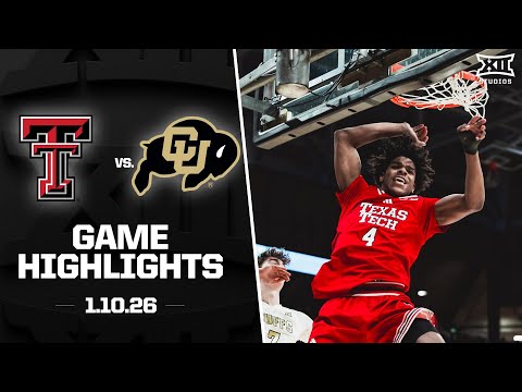 #14 Texas Tech vs. Colorado Game Highlights | 2025-26 Big 12 Men's Basketball