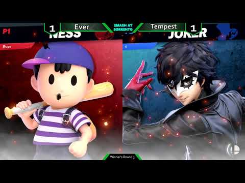 Smash at Sorrento #2 - Winners Round 3 - Ever (Ness) vs Tempest (Joker)