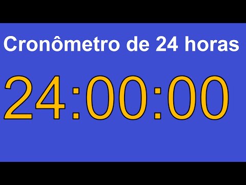 Cronômetro de 24 horas Cronômetro de 24 horas Contagem regressiva de 24 horas Cronômetro de Timer