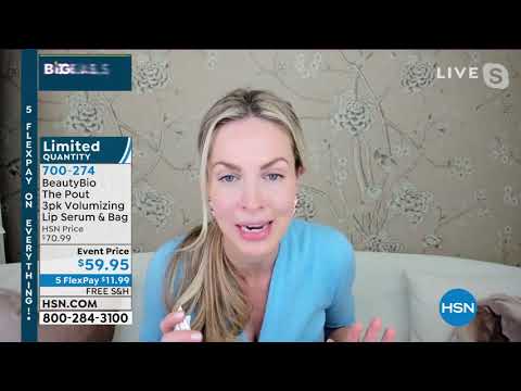 BeautyBio The Pout 3pk Volumizing Lip Serum   Bag