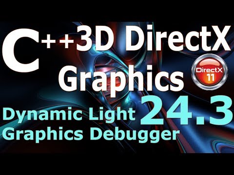 C 3D DirectX Tutorial Dynamic Lighting Graphics Debugger Part 3