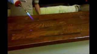 How to - Epoxy resin bar top crystal clear glaze coat
