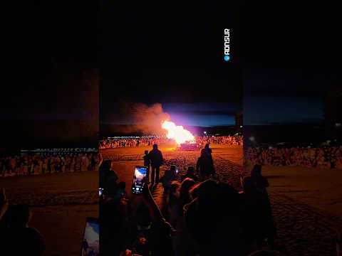Fuego y playa: Así despide el año Rada Tilly