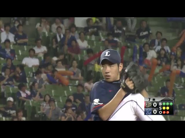 【7回表】ライオンズ菊池が自己最多となる10奪三振!! 見事な投球でバファローズ打線を圧倒!! 2014/8/13 L-Bs