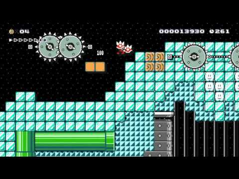 Frostbite Fortress (secrets) by chicky - SUPER MARIO MAKER - No Commentary 1AI