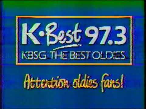 KBSG  - K Best -  97.3  - Seattle Radio Station -  Television Commercial  - Oldies (1988)