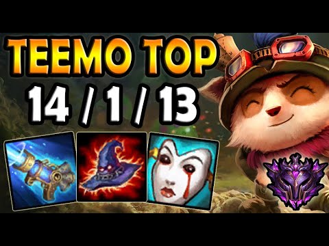 OTP Teemo vs Gangplank [ TOP ] Lol Master Korea ✔️ 10.16 ✔️