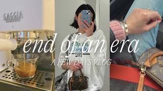 END OF AN ERA!! (my last day of work) + prepping for vacation | a few days VLOG