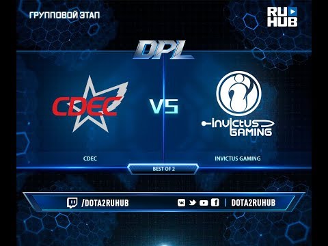 CDEC vs Invictus Gaming, DPL 2018, game 2 [Lex, 4ce]