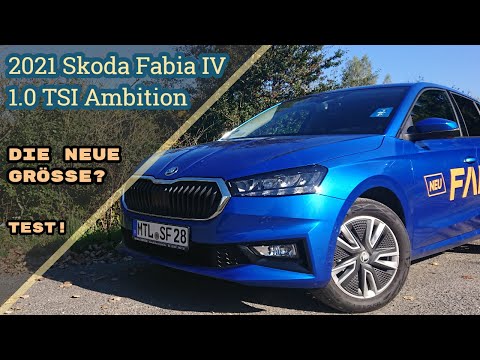 Die NEUE Größe? 2021 Skoda Fabia IV 1.0 TSI Ambition Test! [POV]