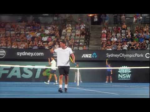 Grigor Dimitrov v Lleyton Hewitt match highlights (FAST4) | Sydney International 2018
