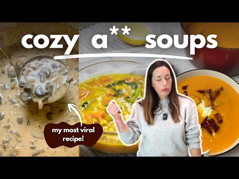 These COZY SOUPS Are Saving My Winter! (Also, Cheesy Drop Biscuits!) 🧀