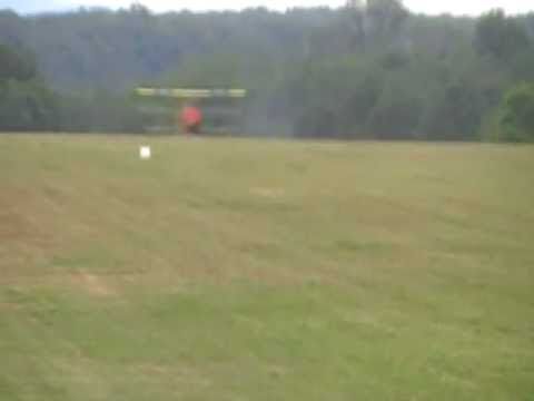 Fokker DRI Triplane LeRhone Powered Test Flight