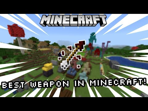 The Most OVERPOWERED Weapon in Minecraft Bedrock 1.17