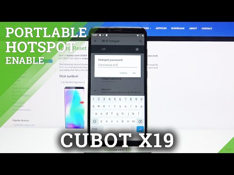 How to Create Mobile Hotspot in CUBOT X19 – Share Wi-Fi Connection