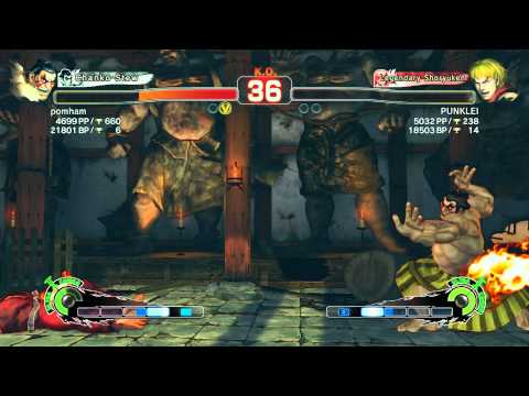 pomham ( E. Honda ) Vs PUNKLEI  ( Ken ) SSF4AE