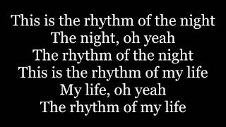 Corona - The Rhythm Of The Night (lyrics)