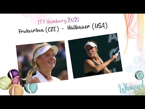 Linda Frühvirtova vs Elizabeth Halbauer - ITF Hamburg 2021