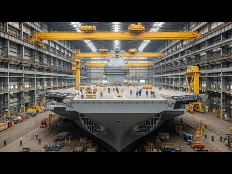 Inside the USS Gerald R. Ford Factory Building the World’s Most Advanced Aircraft Carrier