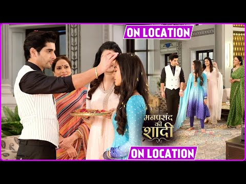 Manpasand Ki Shaadi Serial On Location: Aarohi Abhishek Ne Liye Phere, Gharwalo Ne Barsaye Phool