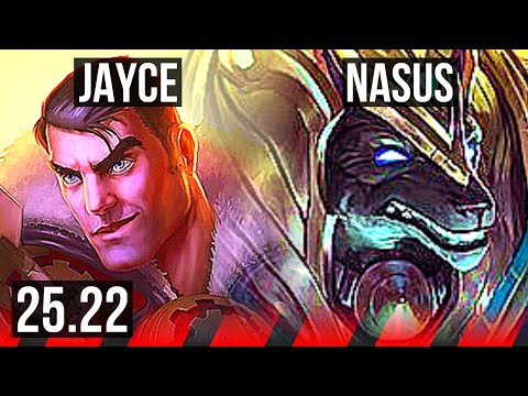 JAYCE vs NASUS (TOP) | 57k DMG, 14/2/6, Legendary | KR Master | 25.22