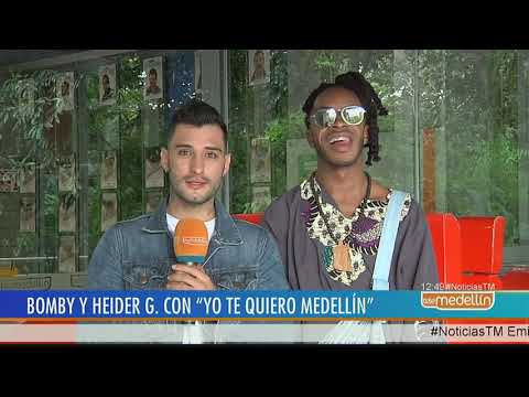 Bombi y Heider Gonzáles presentan la canción: "Yo te quiero Medellín" [Noticias] - Telemedellín