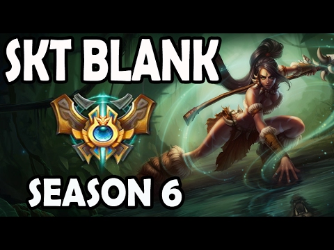 SKT T1 Blank Nidalee vs Graves Jungle Ranked Challenger Korea