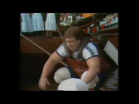 Lasse Noren takes a dive at Europe's Strongest Man 1984 (Marken - The Netherlands)