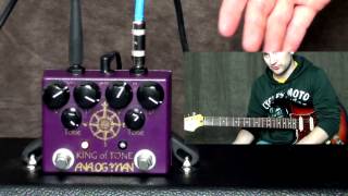 Video thumbnail for Analogman - King of Tone Overdrive & Distortion Pedal by intheblues