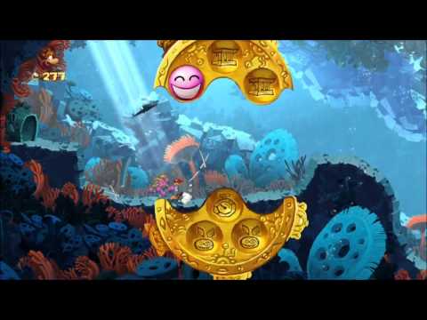 Rayman Origins (1080i HD) Walkthrough Part 80 - Why So Crabby? - Electoons & Lum Medal