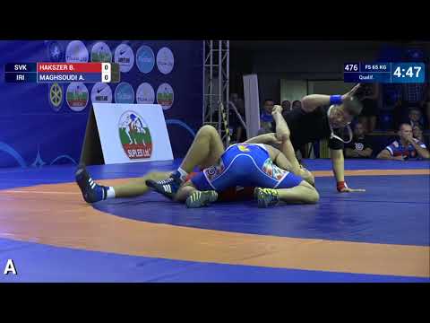 Qual. FS - 65 kg: B. HAKSZER (SVK) v. A. MAGHSOUDI (IRI)