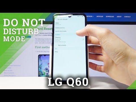 How to Activate Do Not Disturb mode in LG Q60 – Silent Mode