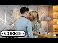 Aadi And Courtney Kiss Coronation Street