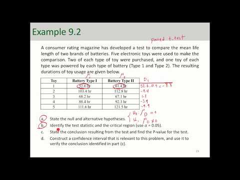 Hypothesis Testing - Paired T test Example