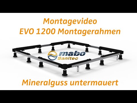 Mabo Montagerahmen EVO 1200 - Mineralguss untermauert