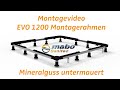 Mabo Montagerahmen EVO 1200 Mineralguss Untermauert
