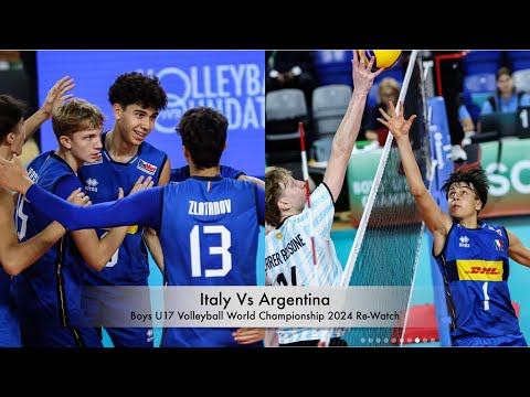 Boys U17 Volleyball World Championship 2024 Re-watch: Italy VS Argentina Gold Match