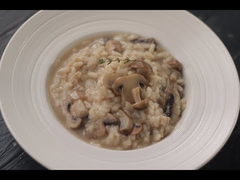 Creamy Mushroom Risotto | Sanjeev Kapoor Khazana