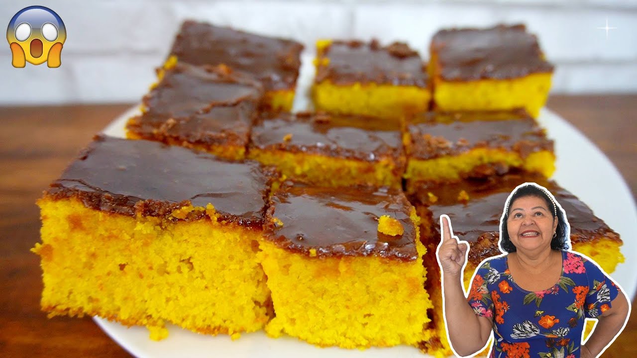 O MELHOR BOLO DE CENOURA COM CHOCOLATE QUE JÁ COMI!! FOFINHO E DE-LI-CI-O-SO!!