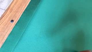 Test Pool Table Cushion, bumpers, or Rails, Good or Bad_