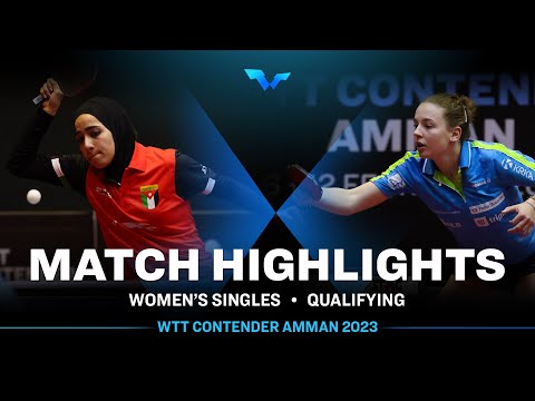 Ana Tofant vs Taimmaa Abo-Yaman | WS Qual | WTT Contender Amman 2023